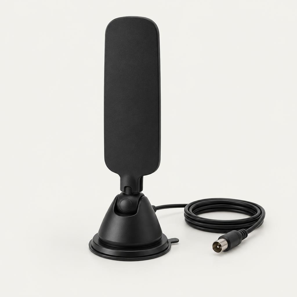 Indoor/Outdoor Digital TV Antenna with Suction Cup